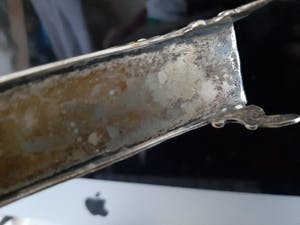 Curiosa - Zilver 800 servet houder kopen? Bied vanaf 1!