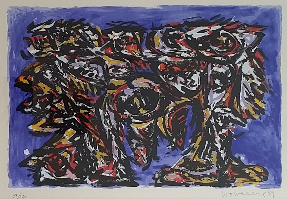 Theo Wolvecamp - Litho op papier 1989 kopen? Bied vanaf 350!