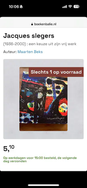 Jacques Slegers - Angst voor het onweer kopen? Bied vanaf 500!