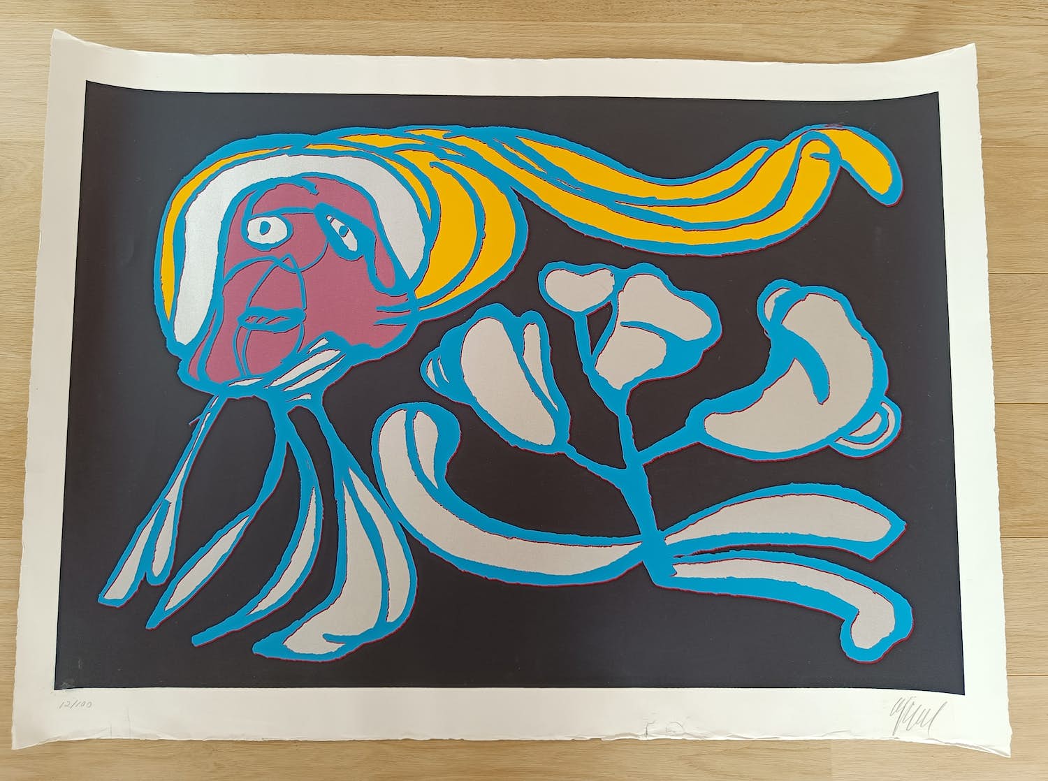 Karel Appel - Floating Flower Passion kopen? Bied vanaf 629!