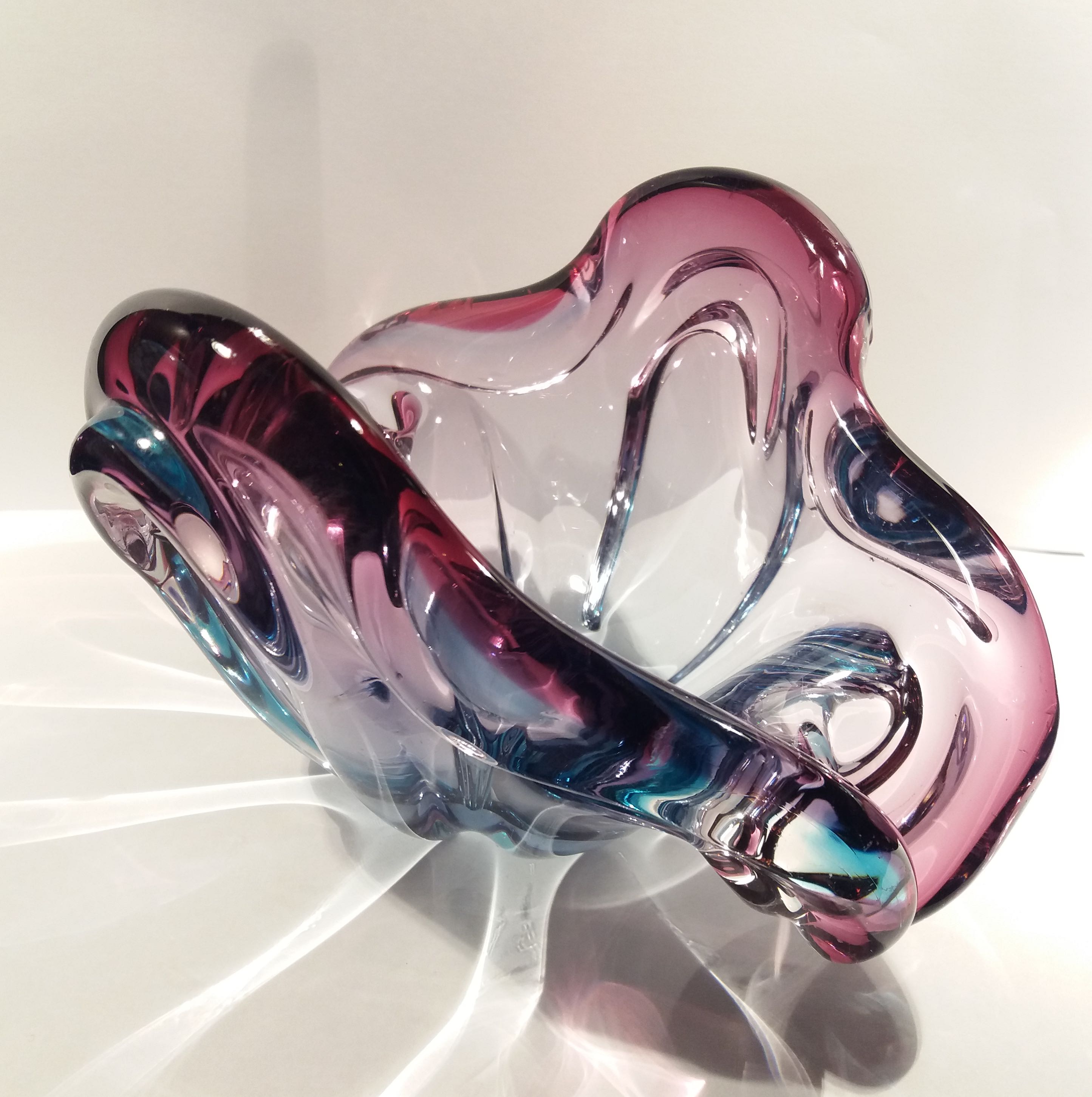 Niet of onleesbaar gesigneerd - Vintage mondgeblazen Murano schaal  kopen? Bied vanaf 1!