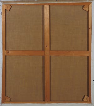 Pieter Haan - Acryl op doek, Twee figuren kopen? Bied vanaf 1!