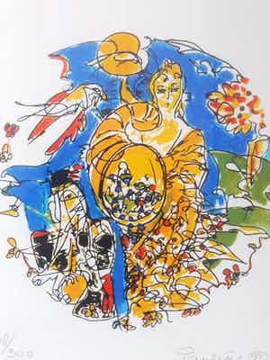 Paulette Snijders-Bremen - zonder titel. verkocht voor € 35!