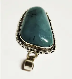 Nieuwe zilveren hanger met topaas turquoise . kopen? Bied vanaf 60!