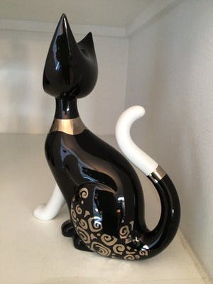 Rosina Wachtmeister - Kattenbeeld “ PIERLUIGI “. 30 cm hoog ! kopen? Bied vanaf 135!