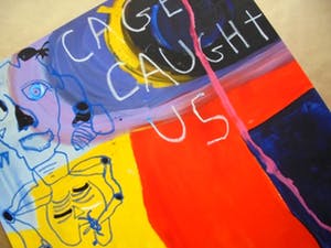 Paul Indrek Kostabi - Cage caught us - Giclee 2014 - handgesigneerd - oplage 30 kopen? Bied vanaf 89!