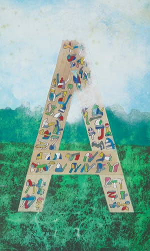 Henri Plaat - Gouache, A kopen? Bied vanaf 40!