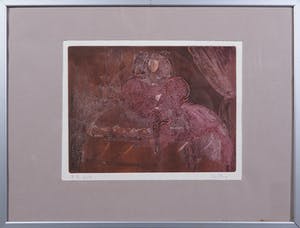 Niet of onleesbaar gesigneerd - Ets, "Baljurk" kopen? Bied vanaf 1!