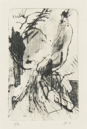 Jo Foulon - Droge naald ets, Zonder titel kopen? Bied vanaf 1!