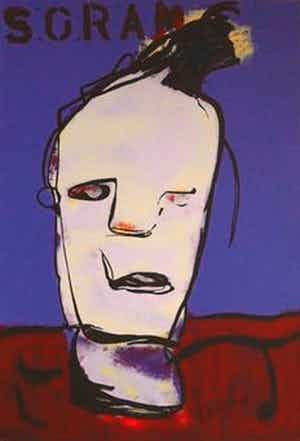 Herman Brood - Kleurenzeefdruk 5 GRAM Handgesigneerd verkocht voor € 1!