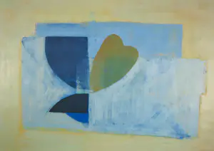 Aafke Kelly - Olieverf op papier, Autumn at sea - Ingelijst (Groot) kopen? Bied vanaf 60!