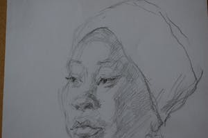 Joop Liesker - Portret van een jonge dame Janet. kopen? Bied vanaf 35!