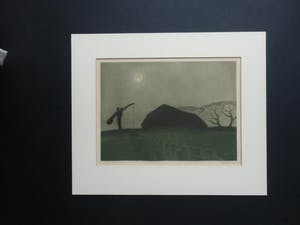 Tjeerd Bottema - MAANNACHT OP DE VELUWE // ETS-AQUATINT VAN TJEERD BOTTEMA kopen? Bied vanaf 60!