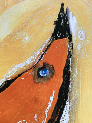 Jan te Wierik - Oranje Vogel , gesigneerd in druk kopen? Bied vanaf 1!