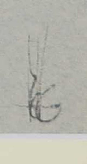 Melle Oldeboerrigter - Inkttekening op papier, z.t. Abstracte compositie kopen? Bied vanaf 80!