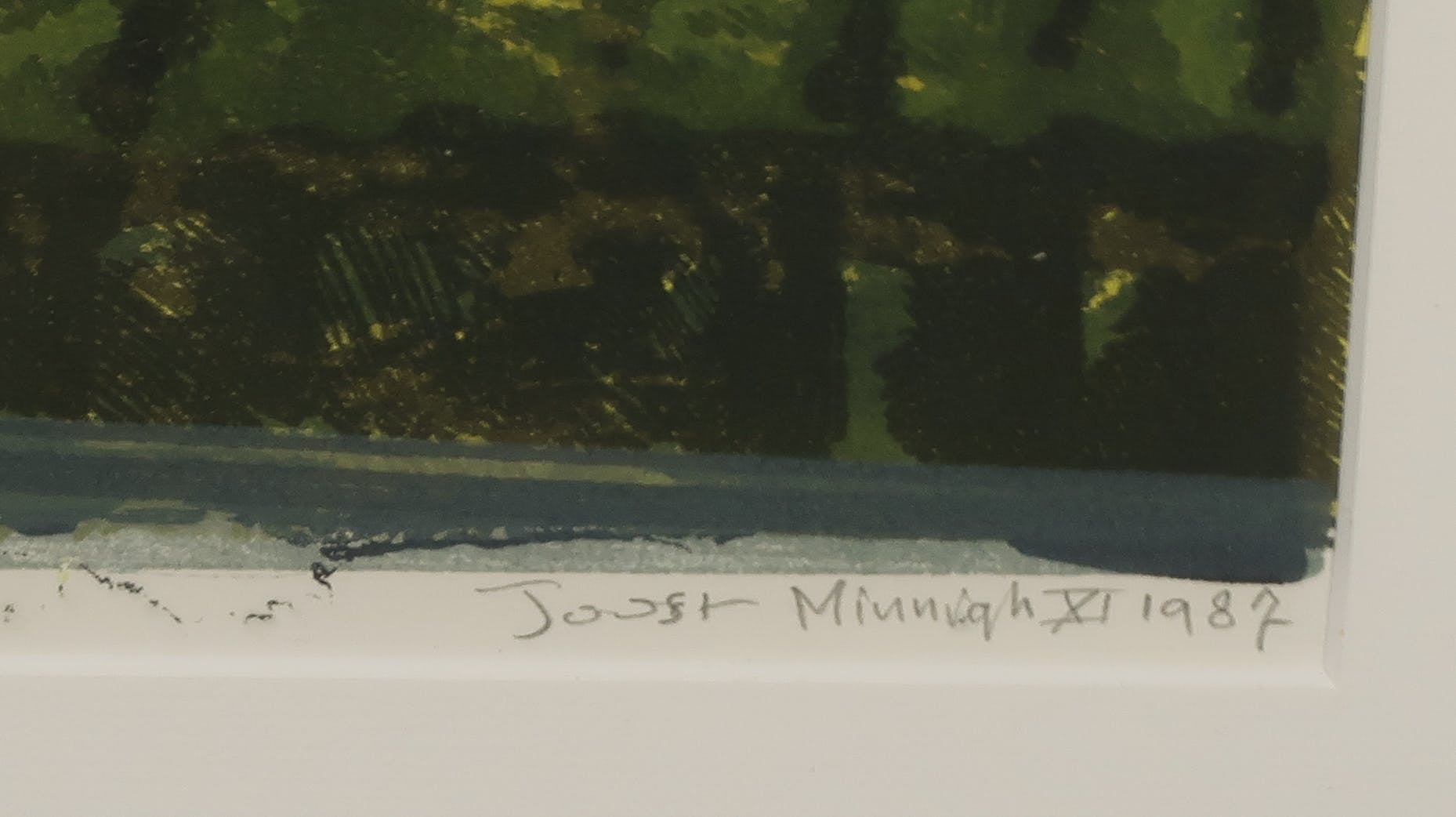 Joost Minnigh - Litho, Potplanten - Ingelijst kopen? Bied vanaf 40!