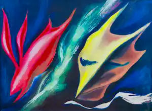 Taro Okamoto - Red rabbit, zeefdruk kaufen? Bieten Sie von 1000!