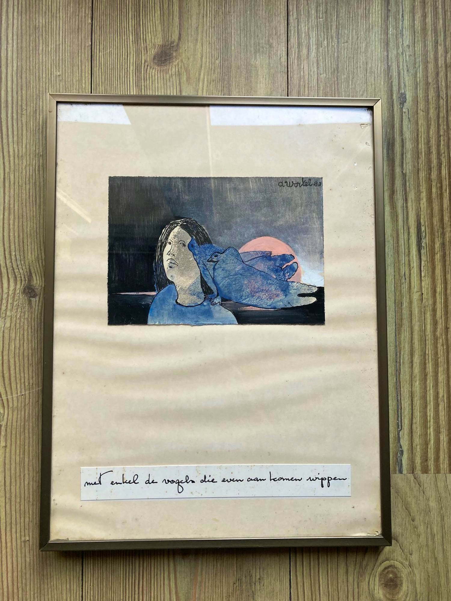 Ans Wortel - met enkel de vogels die even aan komen wippen kopen? Bied vanaf 150!