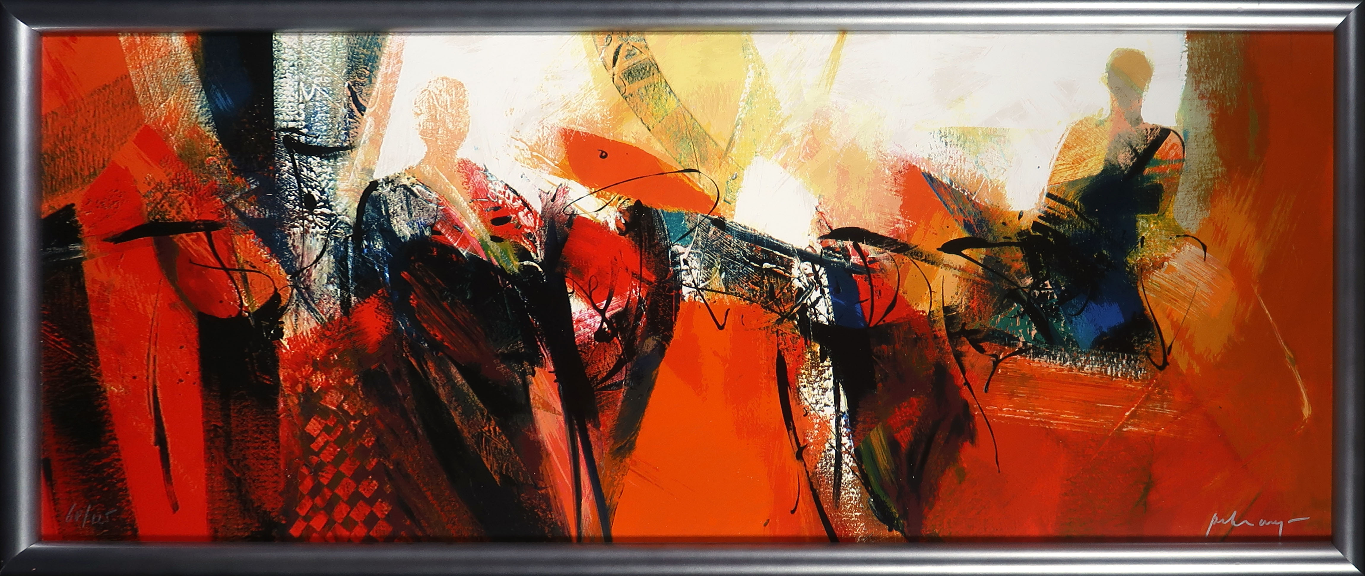 Peter Meijer - Zeefdruk op board, De brief - Ingelijst (Groot) kopen? Bied vanaf 50!