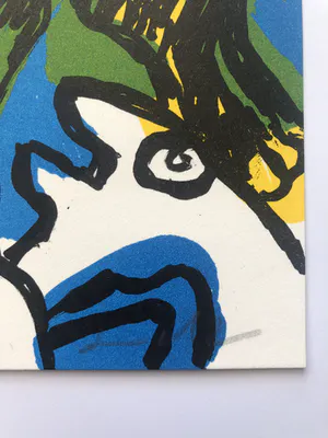 Bengt Lindstrom - Twee originele gekleurde lithografieën - Gesigneerd - XXV kopen? Bied vanaf 80!