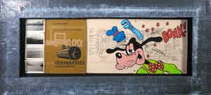 Jan Bollaert - Gemengde techniek op blad, Calorisch bonk - Ingelijst (Groot) verkocht voor € 50!