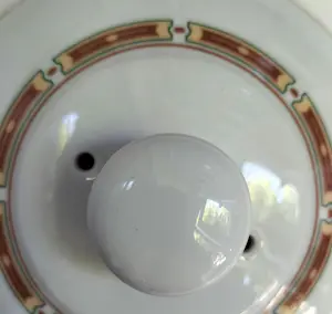 Pillyvuyt - Ronde botervloot/kaasstolp in Art Deco stijl kopen? Bied vanaf 15!