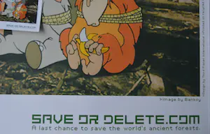 Banksy - Save or delete kopen? Bied vanaf 100!