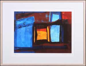 Theo Kuijpers - Giclee, Zonder titel - Ingelijst verkocht voor € 50!