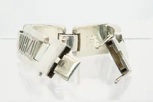 40- Robuuste MASSIEF (230+gr) 1e gehalte Zilveren rodrigo Otazu armband kopen? Bied vanaf 360!