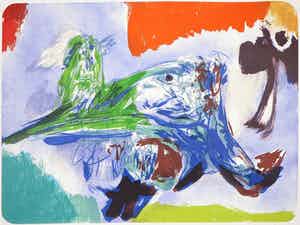 Asger Jorn - Litho, Sulla Strada II verkocht voor € 300!