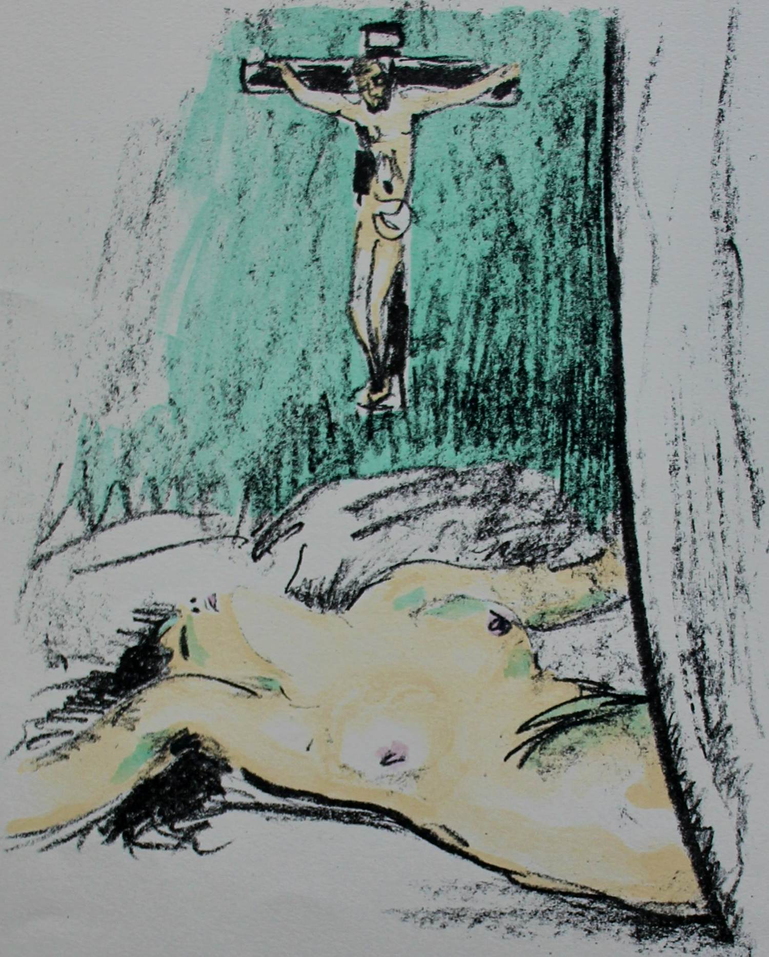 Kees van Dongen - Litho: "La révolte des anges" - 1951 kopen? Bied vanaf 199!