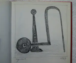 George Degenhart - 86 Gesigneerde tekeningen in een Schetsboek - 1991 kopen? Bied vanaf 100!