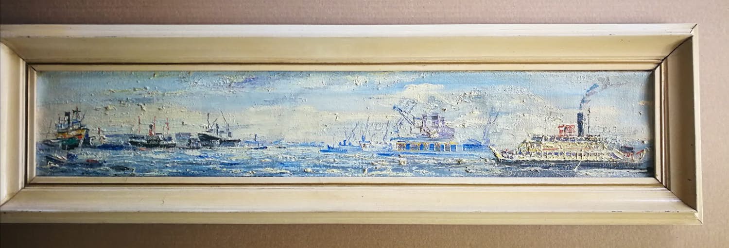Arnoldus Oldenhave - Amsterdamse haven verkocht voor € 225!