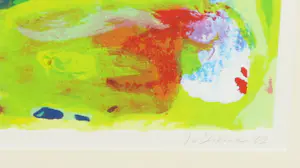 Jan van Diemen - Zeefdruk, Zonder titel - Ingelijst kopen? Bied vanaf 50!