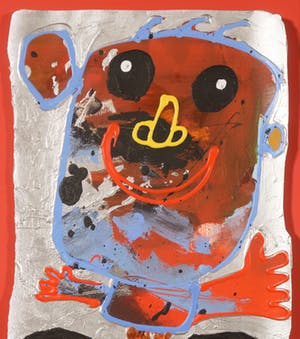 Ad Verstijnen - Acryl op papier, Op t stepke - Ingelijst kopen? Bied vanaf 150!