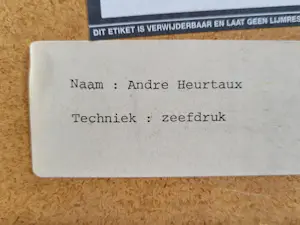 André Heurtaux - Geometrisch abstract. kopen? Bied vanaf 85!
