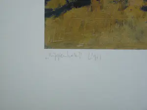 Rob Houdijk - Offset-litho, Titel, "Kippenhok". kopen? Bied vanaf 30!