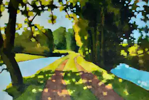 Willem Visser - Polderpad Berkenwoude verkocht voor € 145!