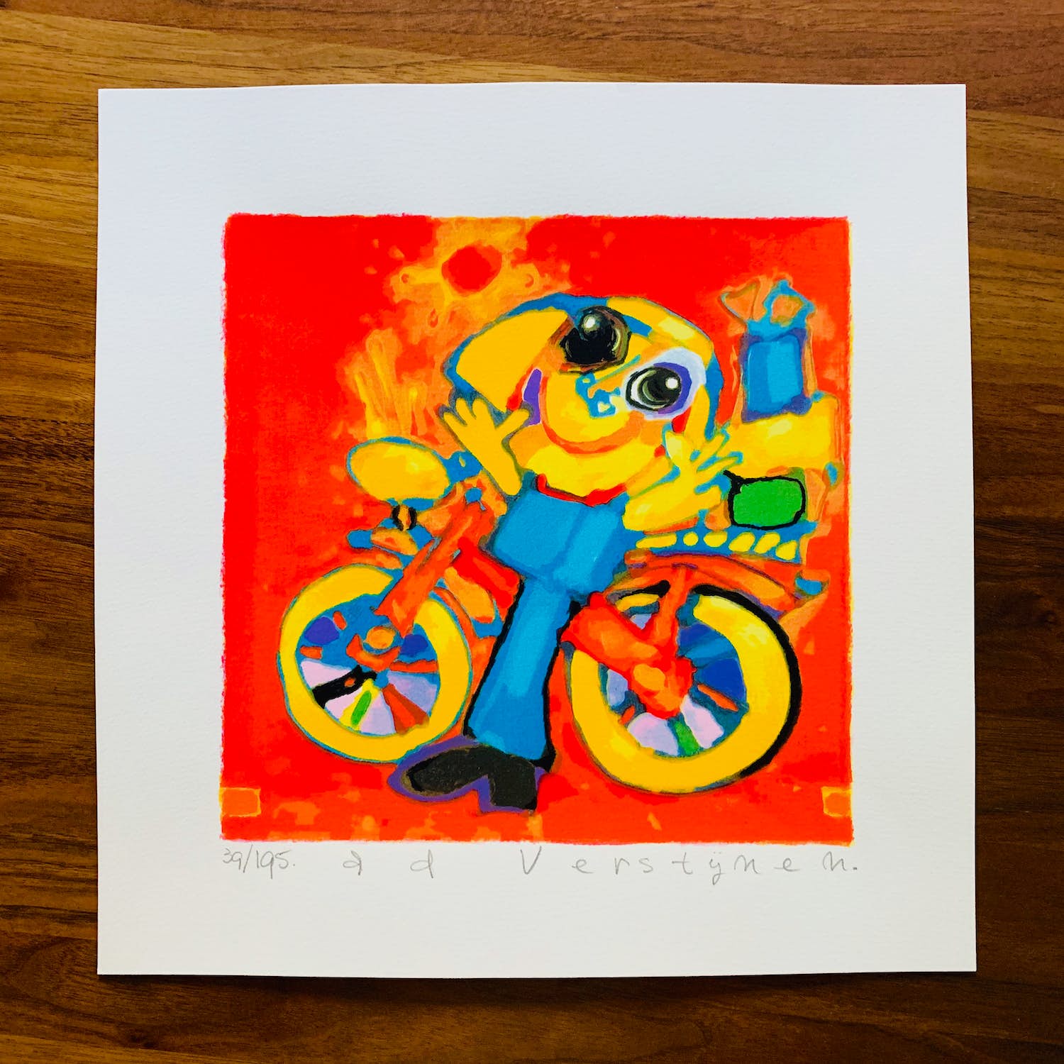 Ad Verstijnen - zonder titel verkocht voor € 50!