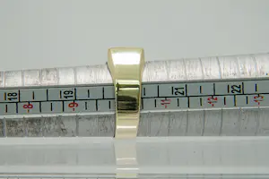 46 - Vintage 14krt  bi-color gouden solitair ring met  (0.05ct) diamantje kopen? Bied vanaf 160!