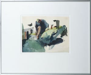 Robert Suermondt - Gouache, Zonder titel - Ingelijst kopen? Bied vanaf 35!