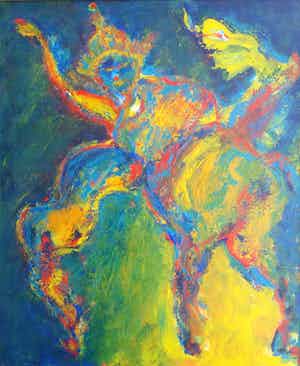 Toya Wijtenburg - Balinese danseres. verkocht voor € 30!