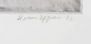 Hans van Efferen - Ets, Zonder titel kopen? Bied vanaf 1!