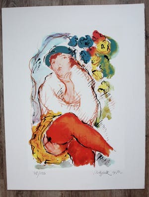 Nic Jonk - Portfoliomap - 3 zeefdrukken - 1981 kopen? Bied vanaf 199!