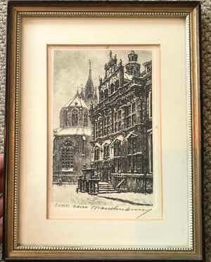 Cornelis Brandenburg - Den Haag - Stadhuis verkocht voor € 70!