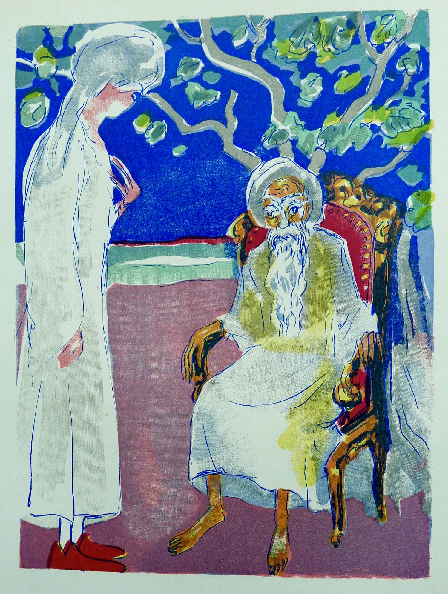 Kees van Dongen - Gravure 1001 nacht : ' Le Prince Diamant et le vieux roi ' kopen? Bied vanaf 1!