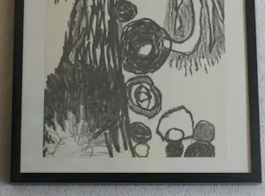 Lotti van der Gaag - Ingelijste litho + catalogus Stedelijk Museum Amsterdam – 1962 kopen? Bied vanaf 20!