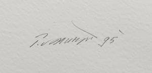 Peter van Drumpt - Aquarel, zonder titel - Ingelijst kopen? Bied vanaf 40!