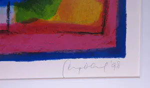 Geert Vrijdag - Zeefdruk, De machine uitgevlogen - Ingelijst (Groot) kopen? Bied vanaf 1!