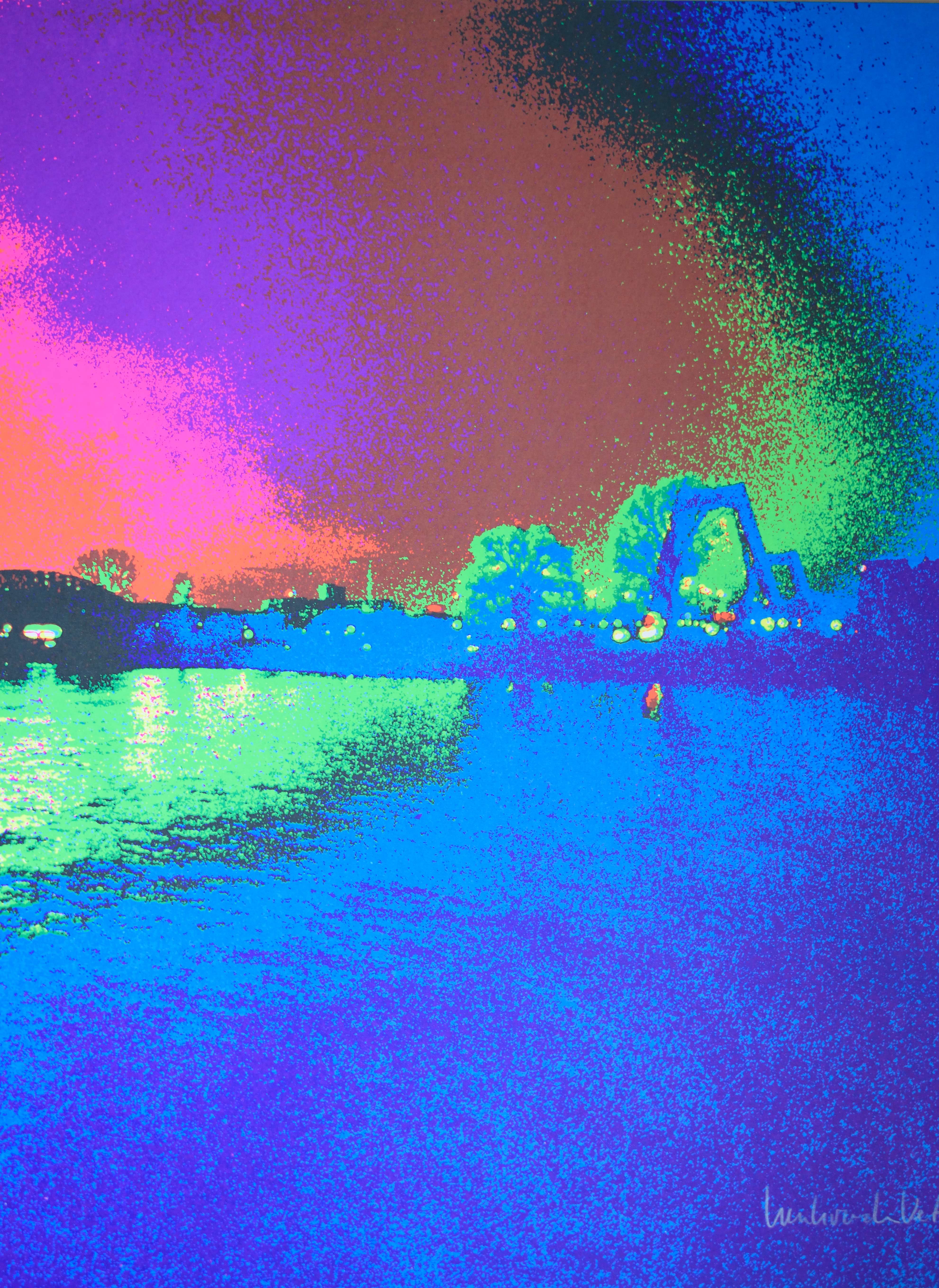 Henk van der Vet - De Hefbrug Rotterdam - 1987 kopen? Bied vanaf 40!